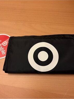 Target Black shopping bag with White Target Logo